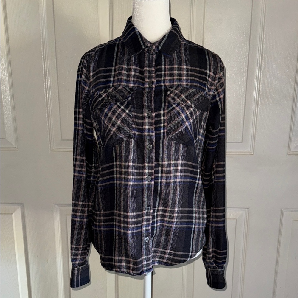 Marmot Plaid Flannel Long Sleeve Button Down Shirt